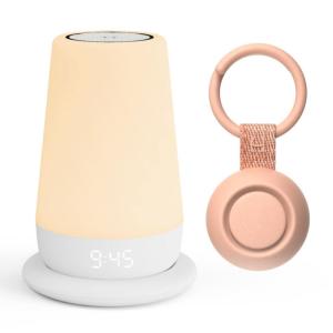 imageRest 2nd Gen Baby Sleep Bundle Includes Hatch Rest 2nd Gen and Portable Rest Go  Sleep Sounds for Nursery Travel and Registry Peach