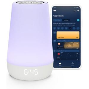 imageHatch Baby Sleep Support Sound Machine Night Light  Registry Essential Routine Builder TimetoRise Alarm Clock White Noise Nursery Stories Toddler Kids Bedroom WiFi PuttyRest 2nd Gen
